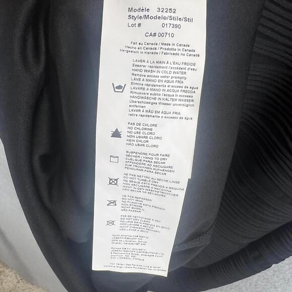 Joseph Ribkoff Little Black Dress Size 12 Textured Wave Fitted Cowl Neck NWT - Picture 11 of 12